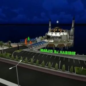 Salat Idul Fitri 1443 Hijriah Rencananya akan Dipusatkan di Masjid Terapung BJ Habibie