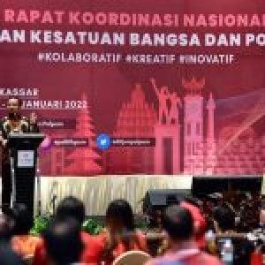 Dihadapan Pejabat Kesbangpol se-Indonesia, Dirjen Politik dan Pemerintahan Umum Kemendagri Sanjung Andi Sudirman Sulaiman