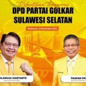 Taufa Pawe Dipercaya Penuh DPP Besarkan Golkar Sulsel