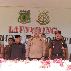 Kejari Pinrang Launching Kampung Restorasi Justice Desa Pakeng
