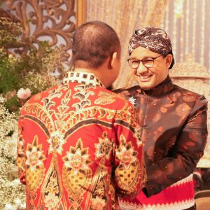 Andi Sudirman Hadiri Resepsi Pernikahan Putri Anies Baswedan