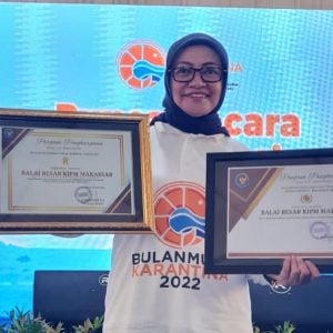 BKIPM Makassar Terima Penghargaan Kementerian Kelautan dan Perikanan