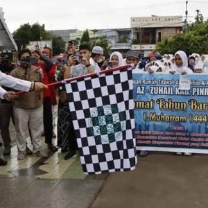 Ketua DPRD dan Bupati Pinrang Lepas Pawai Taaruf Tahun Baru Islam