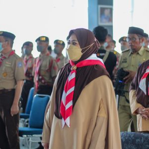 Ketua Kwarcab Pramuka Erna Rasyid Taufan Hadiri Orientasi Satuan Karya Pramuka Widya Budaya Bakti Angkatan IV
