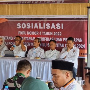 KPU Parepare Gelar Sosialisasi PKPU Nomor 4 Tahun 2022