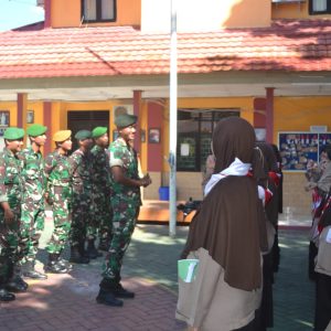 Satgas TMMD Berikan Pelatihan PBB Kepada Siswa SMA Negeri 5 Parepare