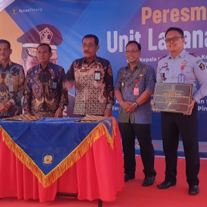Kakanwil kemenkumham Sulsel Launching Unit Layanan Terpadu Rutan Pinrang