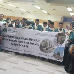 Covid Berlalu, Meida Wisata Pangkep Berangkatkan 135 Jemaah Umrah