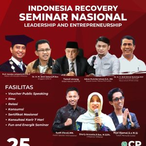 Seminar Nasional Indonesia Recovery Leadership & Entrepeneurship akan diadakan di kampus UIN Alauddin Makassar