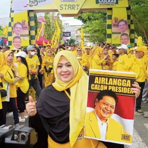Semarak Hut ke-58, DPD Partai Golkar Parepare Gelar Jalan Sehat Hadiah Utama Umrah