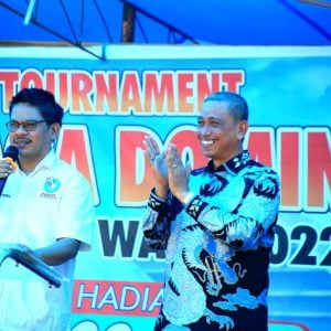 Buka Turnamen Domino Bupati Cup 2022, Amran Mahmud Harap Lahir Atlet Andal