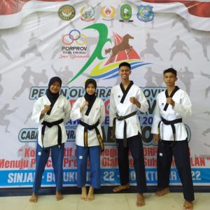 Porprov Sulsel ke-XVII, Atlet Taekwondo Parepare Raih Medali Perak, 2 Perunggu
