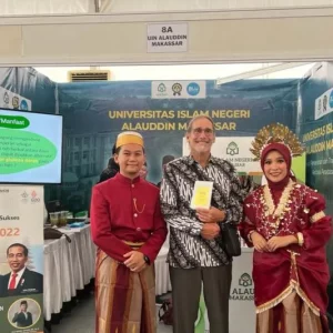 Mahasiswa UIN Alauddin Makassar Ramaikan Internasional Edu Expo AICIS 2022 di Lombok