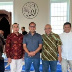 Wali Kota Makassar Danny Pomanto Mengunjungi Komunitas Muslim di Washington DC Amerika Serikat