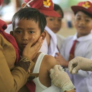 Pemkot Makassar Lakukan Penyisiran Imunisasi Campak Rubella di Sekolah