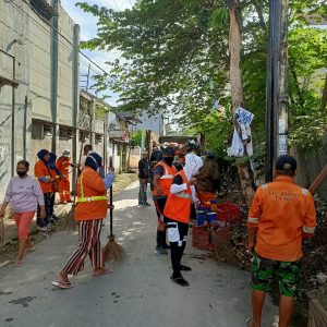Kecamatan Mariso Gelar Sabtu Bersih di Kelurahan Panambungan