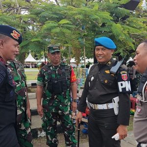 Ratusan Personel Brimob Bone Diterjunkan Kawal Kunker Wapres di Kabupaten Wajo