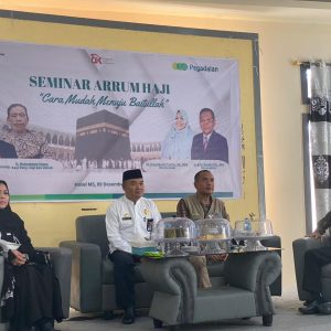 Erna Rasyid Taufan Jadi Pembicara dalam Seminar Haji di Kabupaten Pinrang