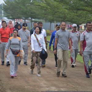 Olah Raga Bersama Meriahkan Family Gathering Keluarga Besar Pusdiklat Bela Negara Badiklat Kemhan