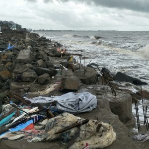 Belum Rampung, Proyek Pengaman Pantai Senilai Rp14,6 Miliar di Takalar Ambruk