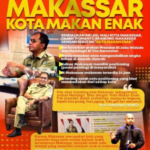 Miliki Ragam Kuliner Khas, Danny Pomanto Luncurkan Branding Makassar Kota Makan Enak