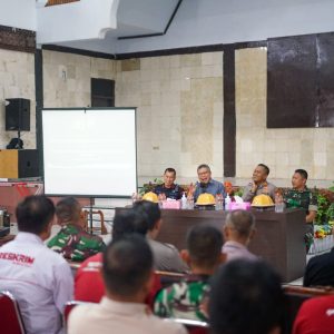 Rakor Bersama TNI/ Polri Jelang Laga PSM vs RANS Nusantara, TP: Kami Harap Ada Penonton Meski Terbatas