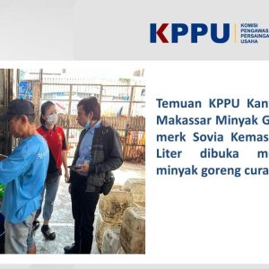 KPPU Kanwil VI Bersama Disdag Sulsel Pantau Stok Migor di Makassar