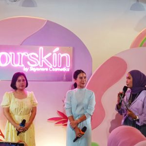 Hadirkan Konsep Makeup Praktis, Produk Lokal Makassar Ourskin Launching Produk Baru