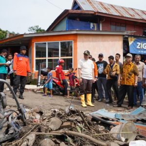 Wali Kota Parepare Bersama Jajaran Tinjau Lokasi Titik Terdampak Banjir