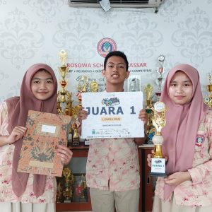 Keren, Siswa SMP Bosowa School Makassar Raih Juara 1 Lomba Essai se-Sulselbar