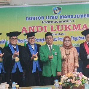 Kepala LLDikti Wilayah IX, Andi Lukman Resmi Raih Gelar Doktor ke 485 di UMI