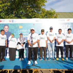 Sambut HUT Kementerian BUMN ke-25, PT Semen Tonasa Gelar Jalan Sehat Bersama BUMN di Pinrang