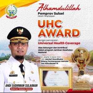 Pemprov Raih Penghargaan UHC Award 2023