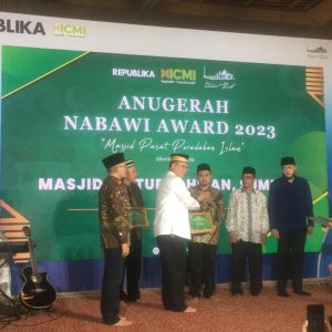Masjid Nurul Muttahidah IMMIM Raih Nabawi Awards ICMI di Masjid Istiqlal Jakarta