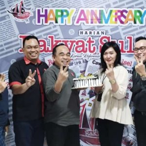 Sambangi Harian Rakyat Sulsel, Dalton Makassar Beri Ucapan Selamat Ulang Tahun
