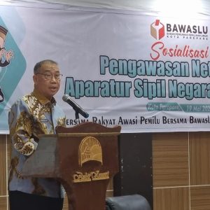 Pangerang Rahim Buka Sosialisasi Pengawasan Netralitas ASN, TNI, Polri Hadapi Pemilu 2024