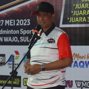 Pembukaan WMO Badminton Open 2023, Amran Mahmud Harap Jadi Ajang Pembinaan Atlet