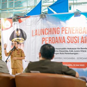 Gubernur Andalan Launching Lima Rute Penerbangan Subsidi Pemprov Sulsel, Perdana Rute Makassar – Masamba