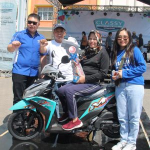Classy Motor Show Hadir di Maros, Masyarakat Beruntung Bawa Pulang Yamaha Mio M3
