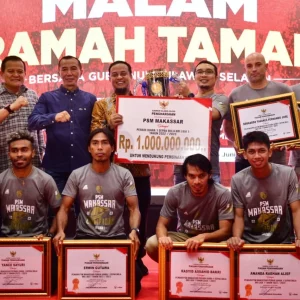 Juara Liga 1 Indonesia, Pemprov Sulsel Berikan Bonus Rp1 Miliar untuk PSM Makassar
