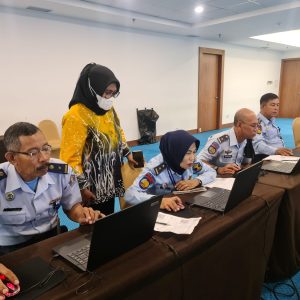 Indah Rahayuningsih Tinjau Uji Kompetensi dan Potensi Pegawai Lingkup Kemenkumham Sulsel