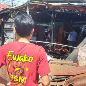 Diduga Korsleting Listrik, Satu Rumah di Makassar Ludes Dilalap Api