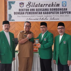 Kunjungan KKN, Plt Rektor UMI Silaturahmi ke Pemkab Soppeng