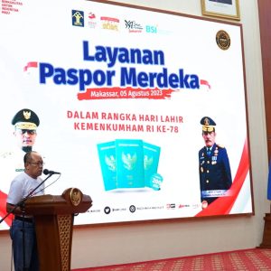 Gelar Layanan Paspor Merdeka, Kanim Makassar Layani 200 Pemohon