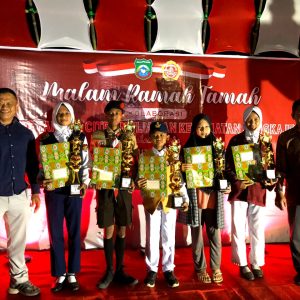 UPT SMP 1 Pangkajene, Sapu Bersih Juara Lomba Gerak Jalan HUT Proklamasi