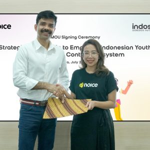 Indosat dan Noice Berkolaborasi Majukan Industri Konten Kreatif di Indonesia