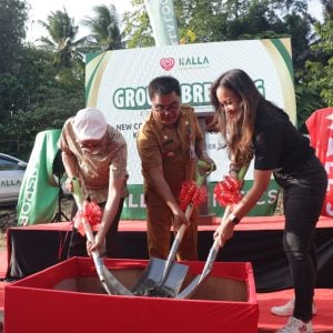 Perkuat Pasar di Sulut, Kalla Translog dan Unilever Gelar Peletakan Batu Pertama di Minut