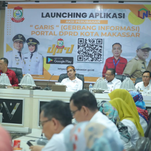 DPRD Makassar Luncurkan Aplikasi Gerbang Informasi