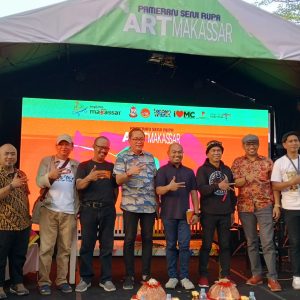 Kepala Dispar Makassar Apresiasi Gelaran Pasar Seni Rupa ArtMakassar