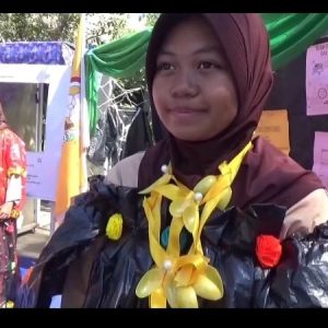 Siswa SMPN 4 Sungguminasa Gowa Sulap Sampah Dauh Ulang Jadi Baju Bodo Kekinian